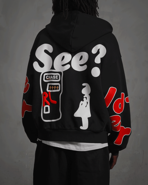 I'll Be At The Bank Scattered Zip Up