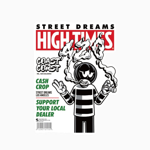 Street Dreams x High Times Cover Sticker