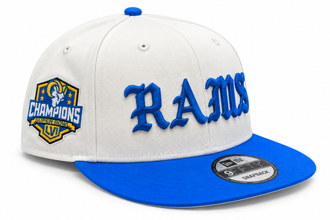 Los Angeles Rams 2020 Champions 950AF Curve Snapback