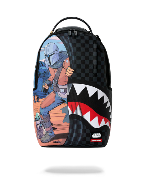 Star Wars Mando Grogu Get To The Ship Backpack
