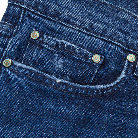 Relaxed Fit 5 Pocket Denim Jeans