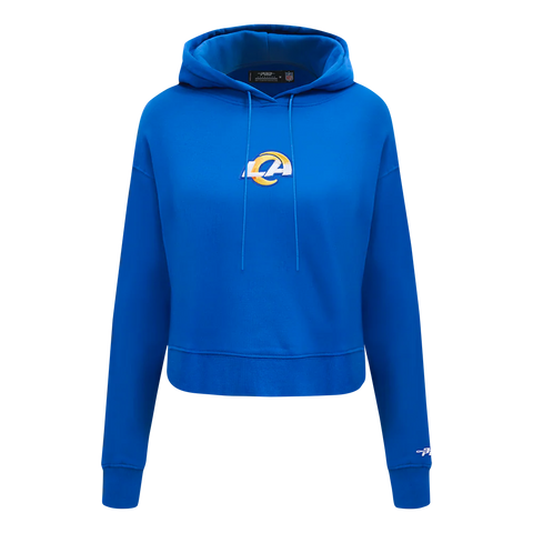 Los Angeles Rams Wingspan Womens Crop Hoodie