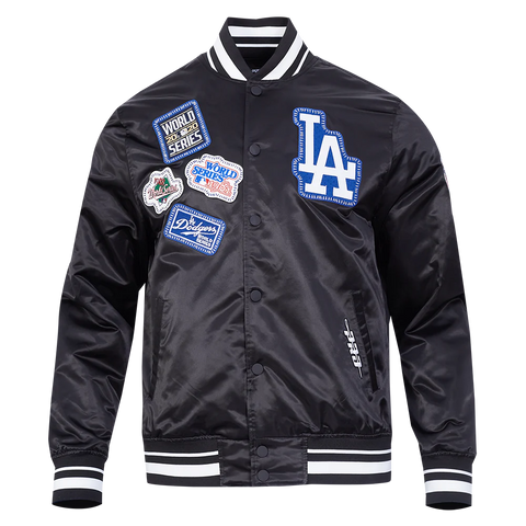 Los Angeles Dodgers DIY Pitch Stitch Satin Jacket