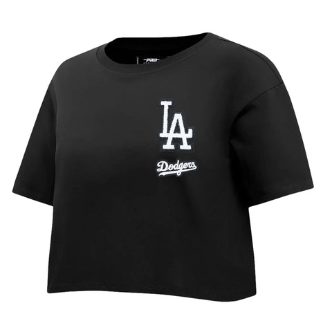 Los Angeles Dodgers Classic Chenille Womens Boxy Tee