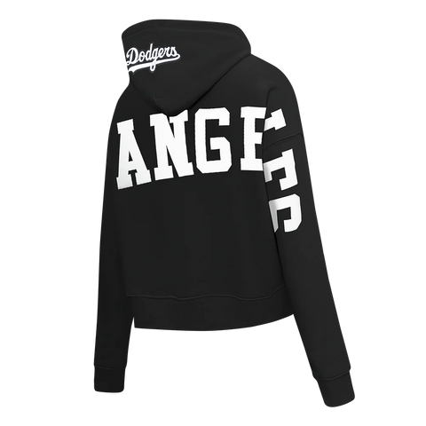Los Angeles Dodgers Wingspan Womens Crop Hoodie