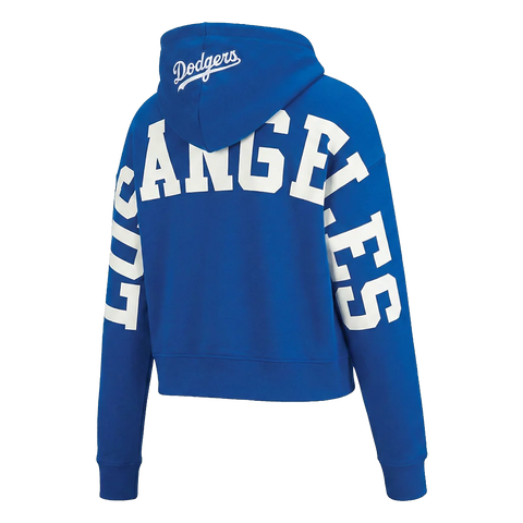 Los Angeles Dodgers Wingspan Womens Crop Hoodie