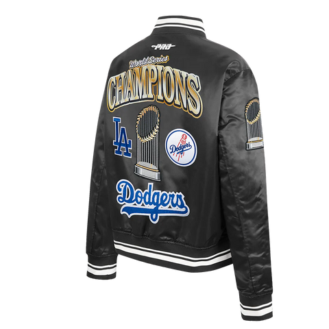 Los Angeles Dodgers 2025 World Series Women Satin Jacket