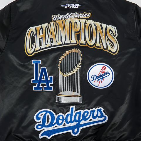 Los Angeles Dodgers 2025 World Series Women Satin Jacket