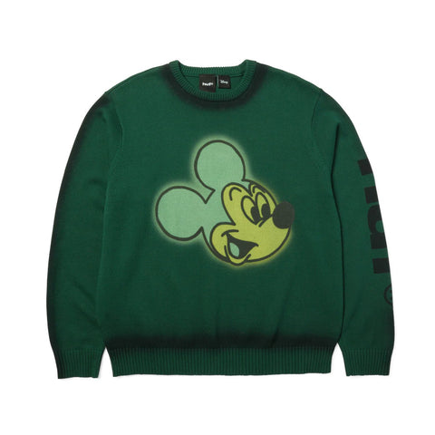 HUF x Mickey Spray Crewneck