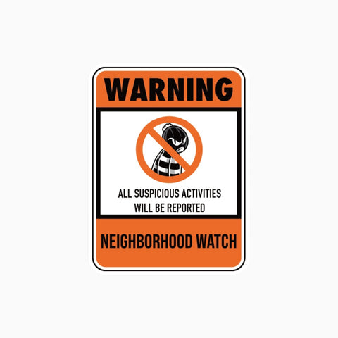 Warning Sticker