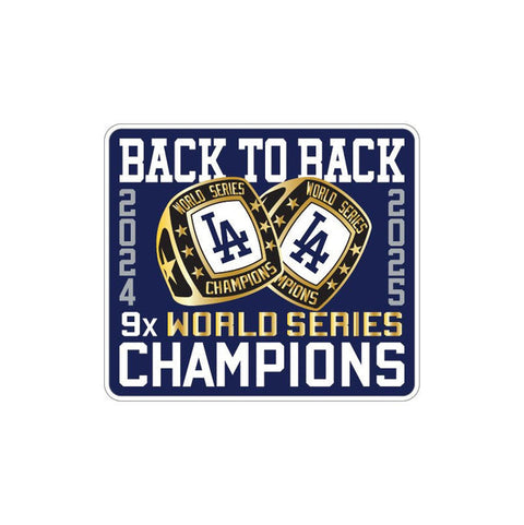 Los Angeles Dodgers 2025 World Series Champions Back to Back 59FIFTY Fitted