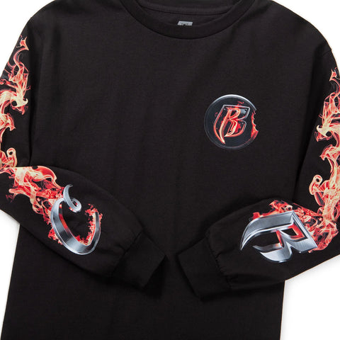 Cookies x Ruff Ryders Flame LS Tee