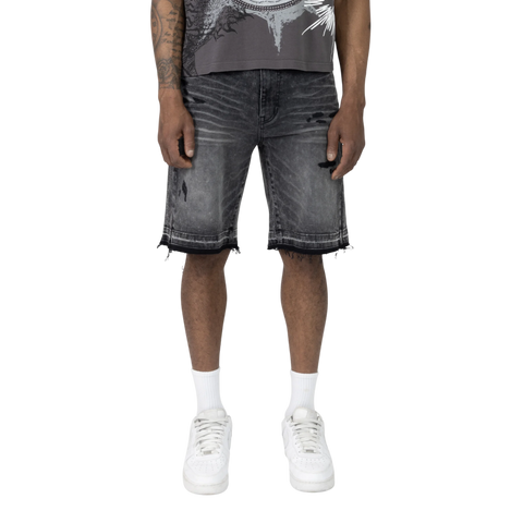 Sun Bleached Effect Colored Shorts