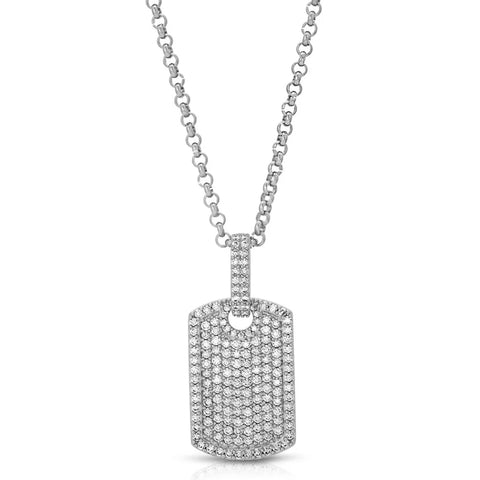 Diamond Dog Tag