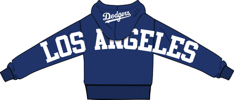 Los Angeles Dodgers Wingspan Womens Crop Hoodie