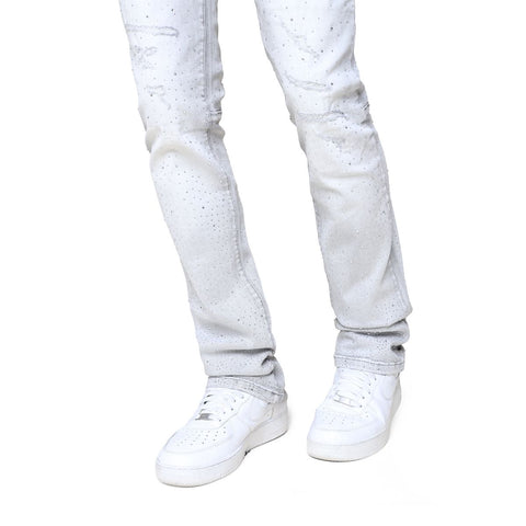 All Rhinestone Jean