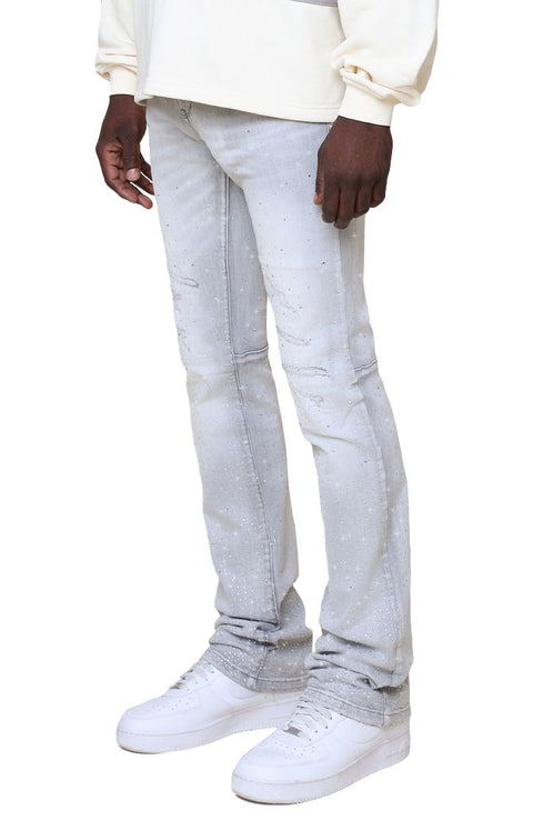 All Rhinestone Jean