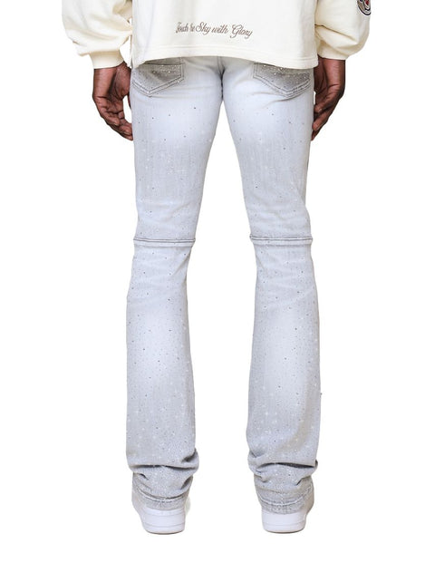 All Rhinestone Jean