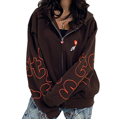 Don't Fit In Scattered Zip Up