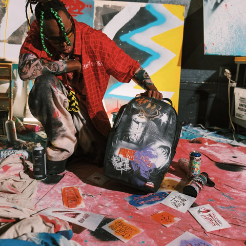 Wynwood Walls Collab Stencil Backpack