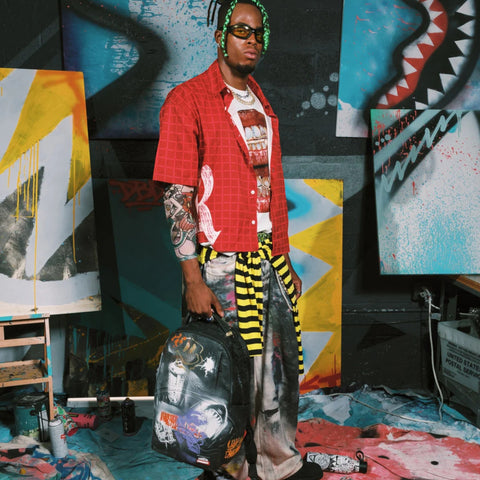 Wynwood Walls Collab Stencil Backpack