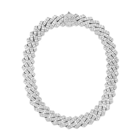 Diamond Baguette Cuban Chain