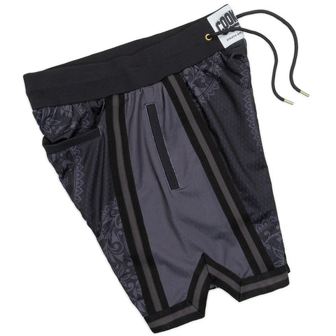 Amalfi Coast Paisley Basketball Shorts