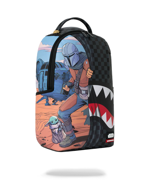 Star Wars Mando Grogu Get To The Ship Backpack