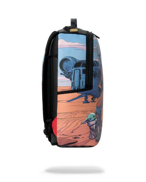 Star Wars Mando Grogu Get To The Ship Backpack