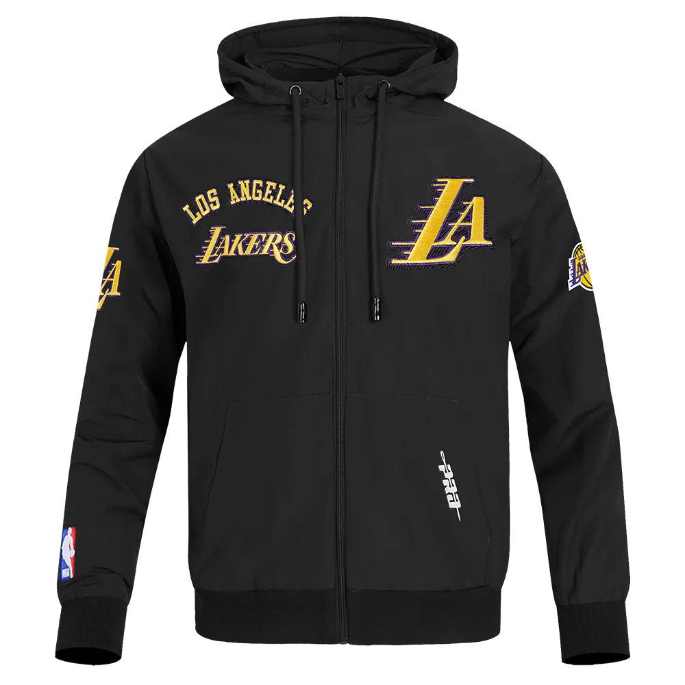 Los Angeles Lakers Classic Windbreaker - Black