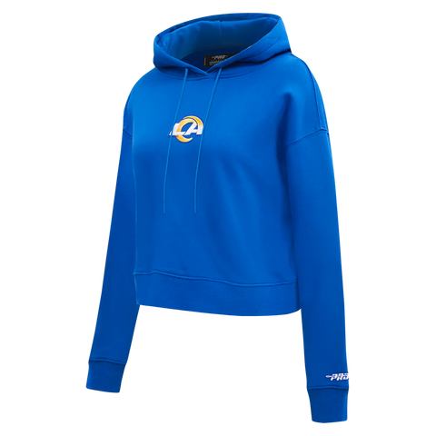 Los Angeles Rams Wingspan Womens Crop Hoodie