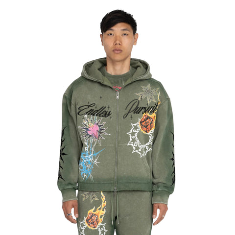 Endless Pursuit Studded Hoodie