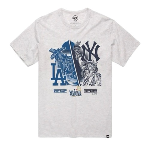 Los Angeles Dodgers vs New York Yankees MLB Dueling Relay 2024 Tee