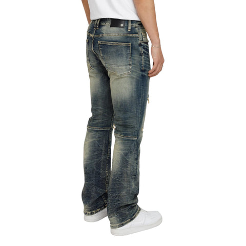 Heavy Whisker Effect Jeans
