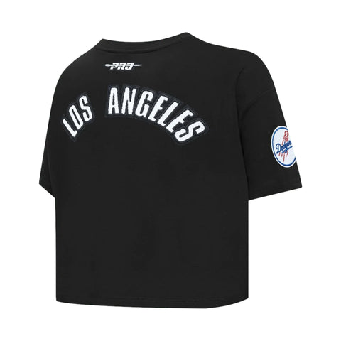 Los Angeles Dodgers Classic Chenille Womens Boxy Tee