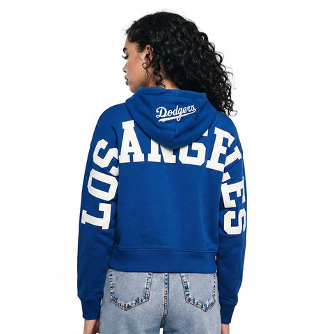 Los Angeles Dodgers Wingspan Womens Crop Hoodie