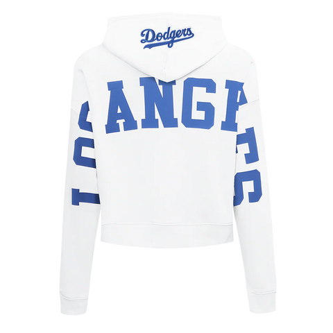 Los Angeles Dodgers Wingspan Womens Crop Hoodie