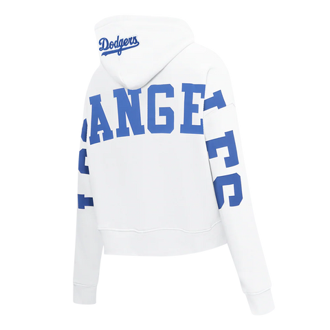 Los Angeles Dodgers Wingspan Womens Crop Hoodie