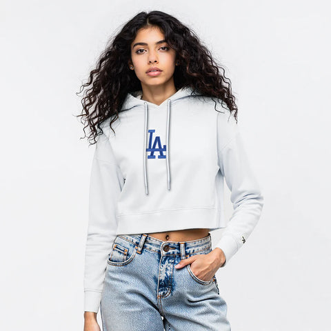 Los Angeles Dodgers Wingspan Womens Crop Hoodie