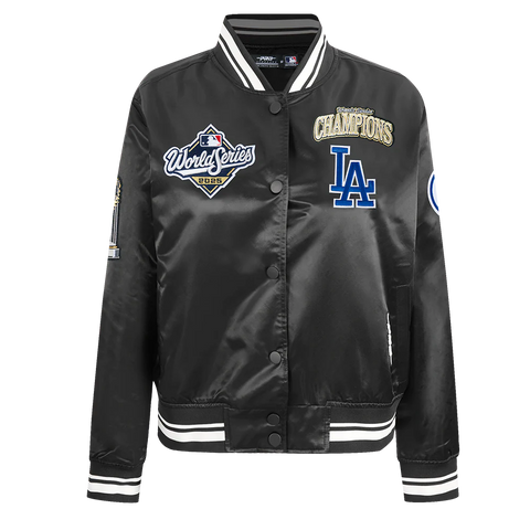 Los Angeles Dodgers 2025 World Series Women Satin Jacket