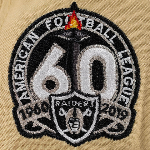Las Vegas Raiders 60 Seasons 59FIFTY Fitted