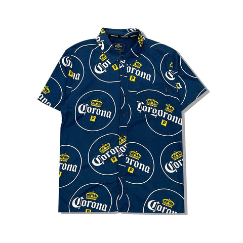 x Corona Short Sleeve Button Up Shirt