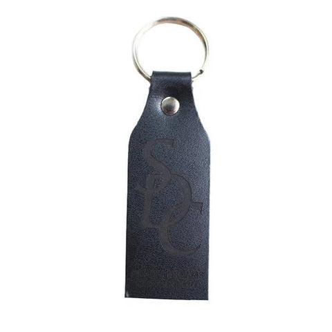 SDC Leather Keychain