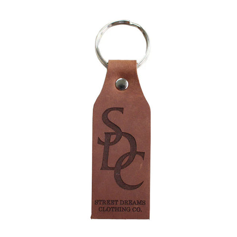 SDC Leather Keychain