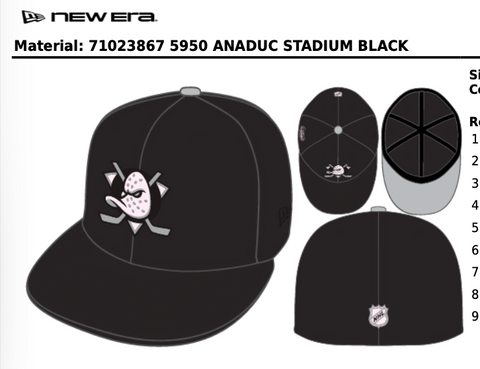 Anaheim Ducks 2014 Stadium 59FIFTY Fitted
