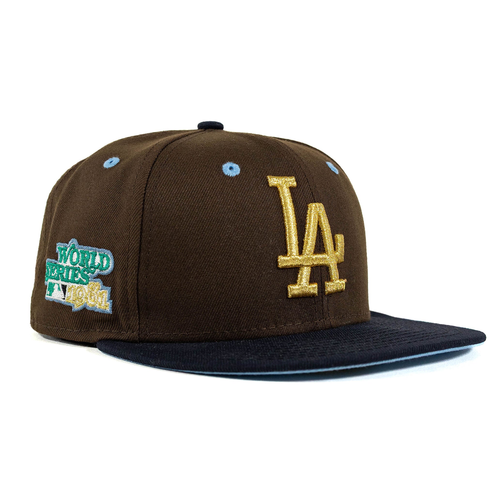 Los Angeles Dodgers 1981 World Series 59FIFTY Fitted - Walnut