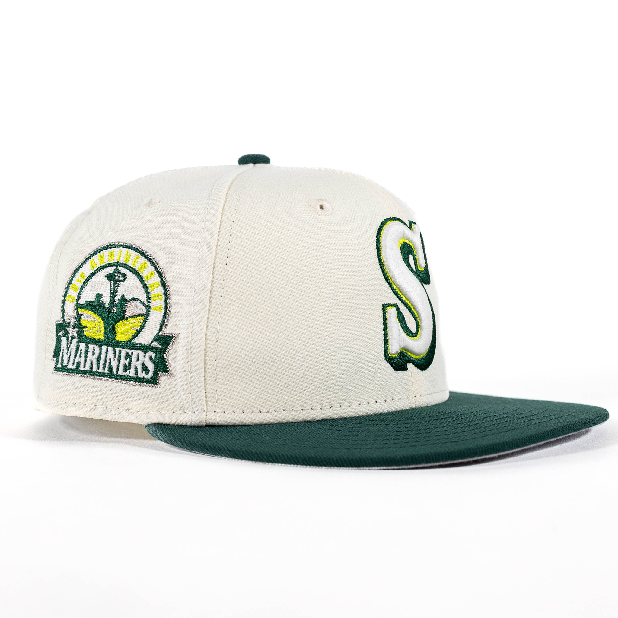 Seattle Mariners 60th Anniversary 59FIFTY Hat - Chrome