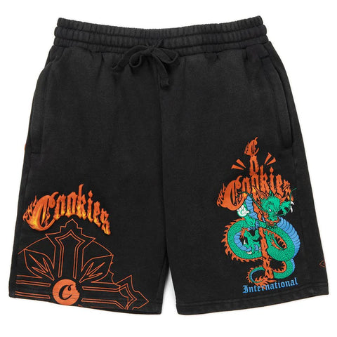 World On Fire Dragon Shorts