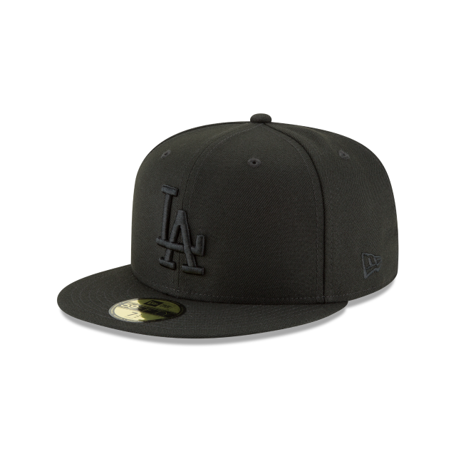 Los Angeles Dodgers Blackout 59FIFTY Fitted Hat - Blackout