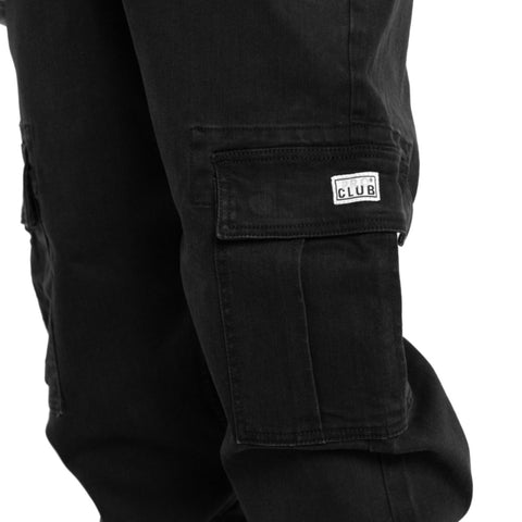 Relaxed Fit Denim Cargo Pant